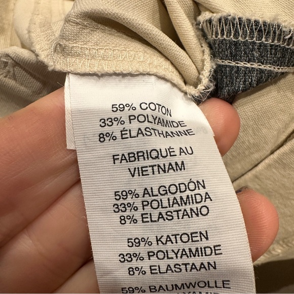 Vuori Women’s Getaway Carpenter Pant Milkweed Size Small Stretch Cotton - Picture 10 of 11